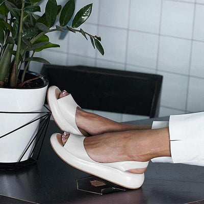 Damen Open-Toe Sandalen mit Knöchelriemen