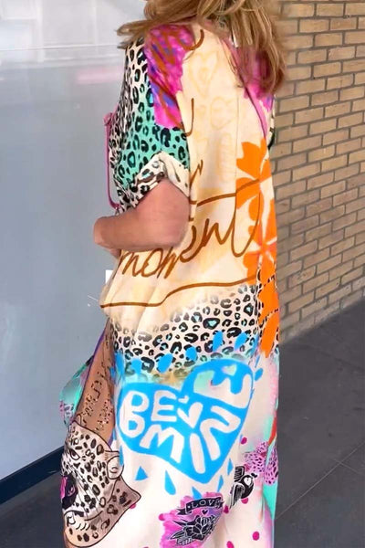 Leopard Print Kleid für Damen