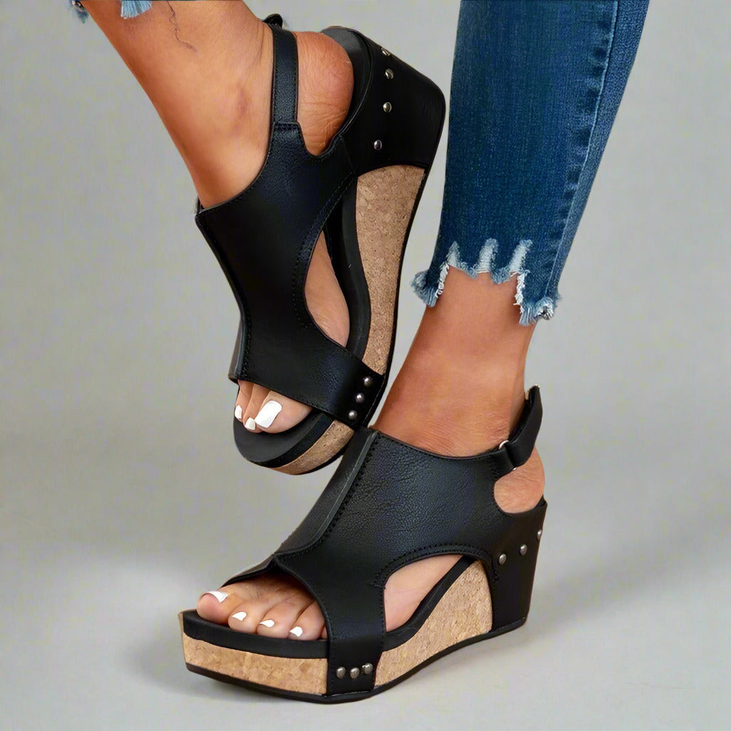 Offene Zehensandalen für Damen