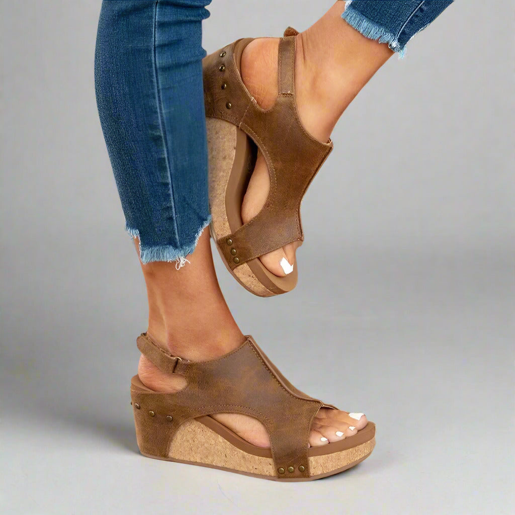 Offene Zehensandalen für Damen