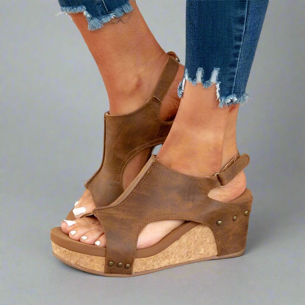 Offene Zehensandalen für Damen