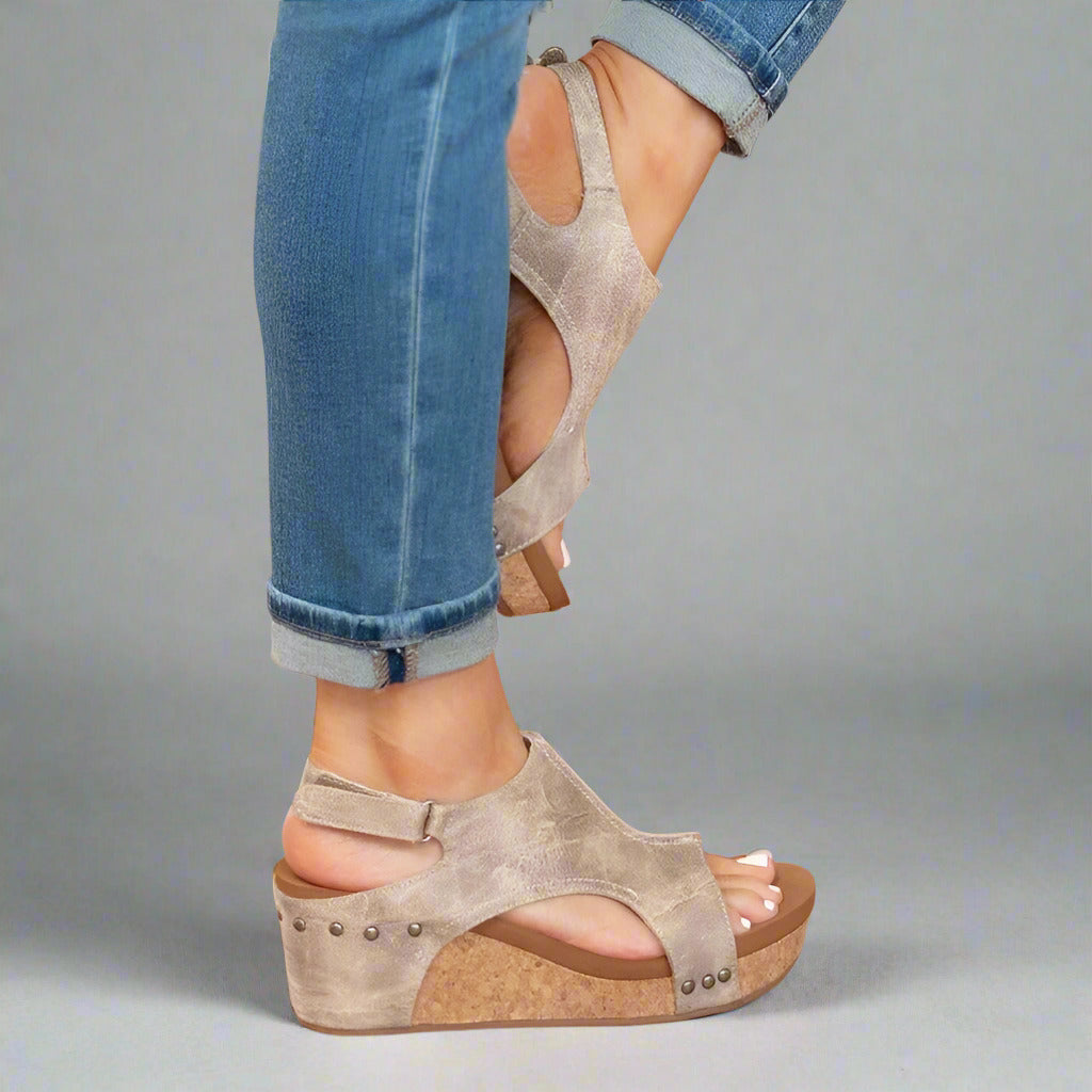Offene Zehensandalen für Damen