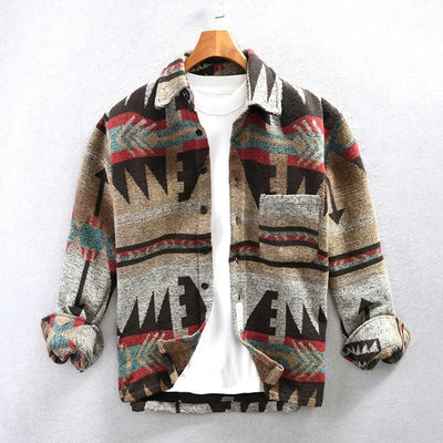 Geknöpfte Jacke im Vintage-Stil für Herren