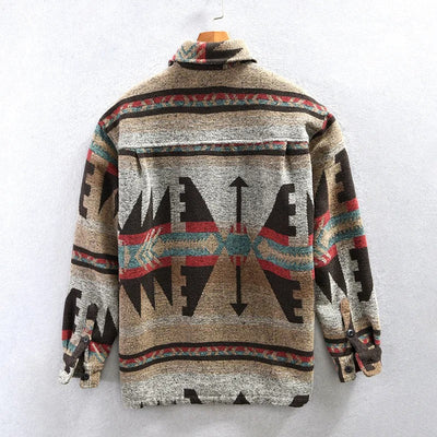 Geknöpfte Jacke im Vintage-Stil für Herren