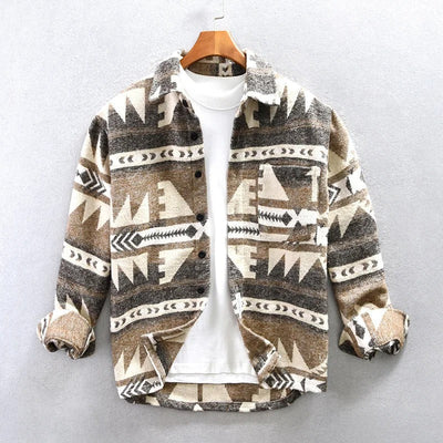 Geknöpfte Jacke im Vintage-Stil für Herren