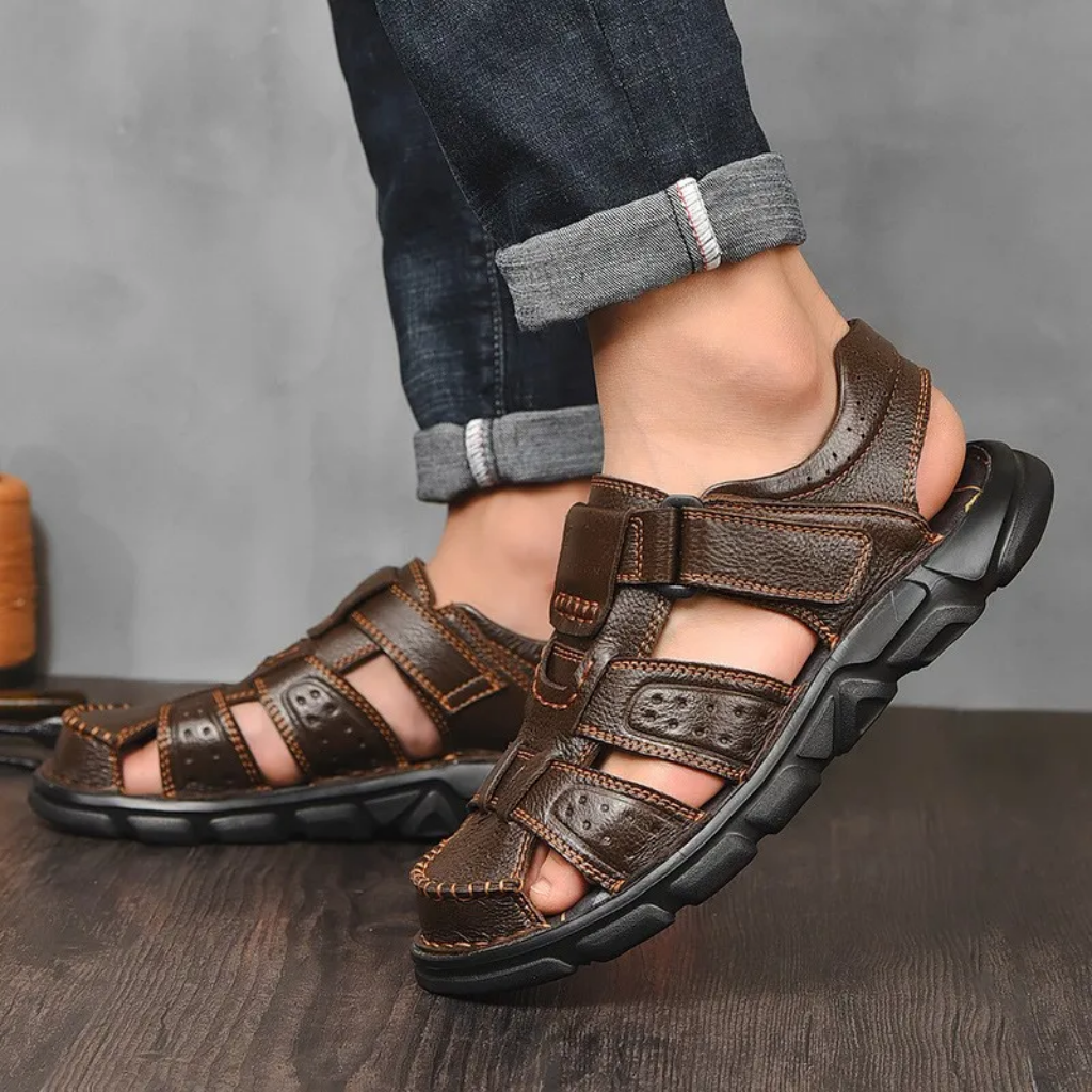Sommersandalen aus Leder für Herren