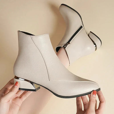 Stiefelette mit Blockabsatz für Damen