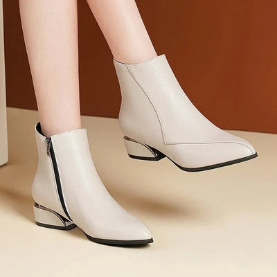 Stiefelette mit Blockabsatz für Damen