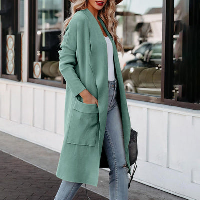 Lange Strickjacke für Damen