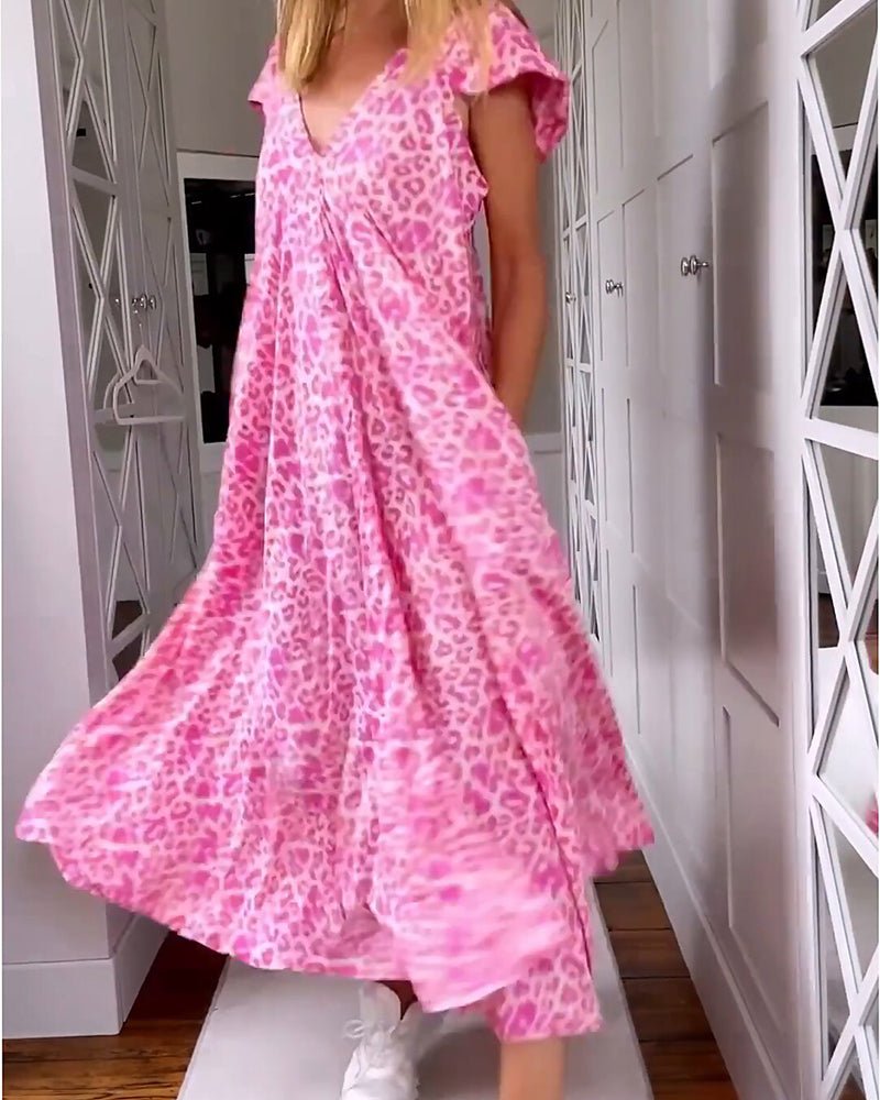 Bedrucktes Midikleid für Damen