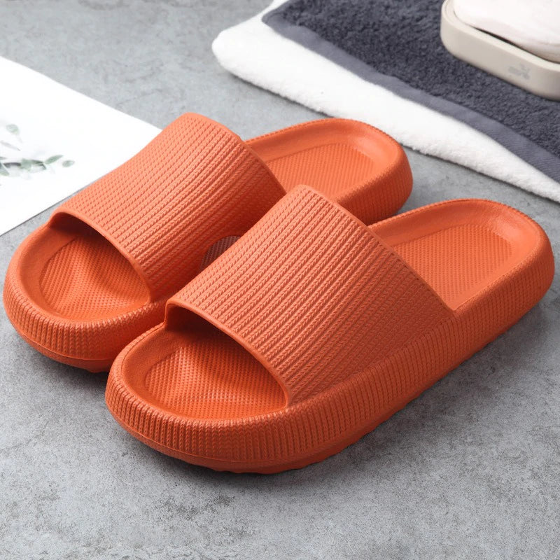 Damen-Sandalen zum Hineinschlüpfen mit offener Spitze