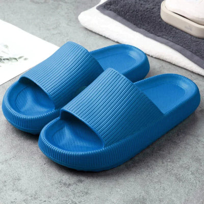Damen-Sandalen zum Hineinschlüpfen mit offener Spitze