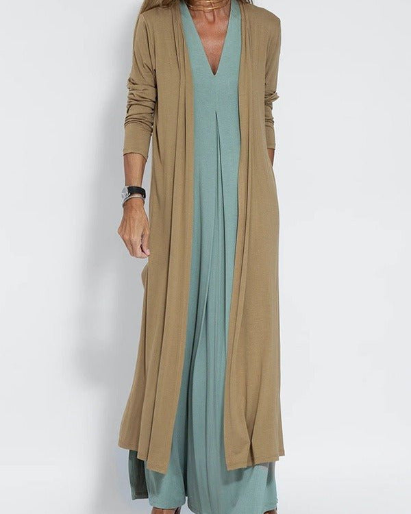 Ärmelloses Maxikleid für Damen