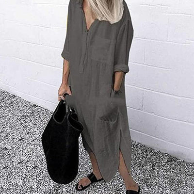 Shirtkleid mit Langen Ärmeln für Damen