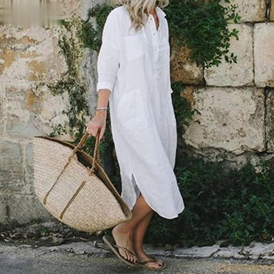 Shirtkleid mit Langen Ärmeln für Damen