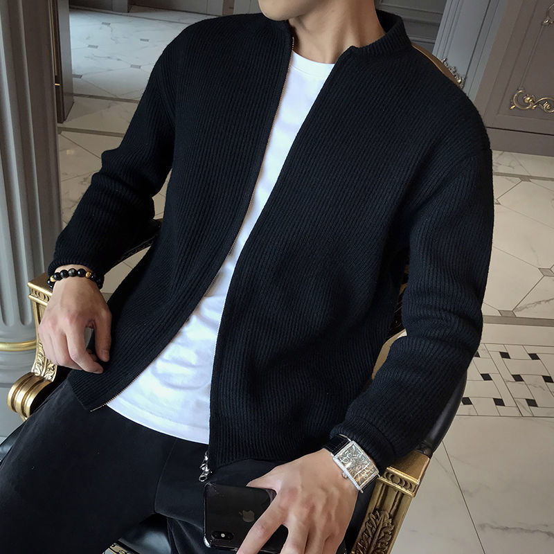 Strickjacke mit Reissverschluss für Herren