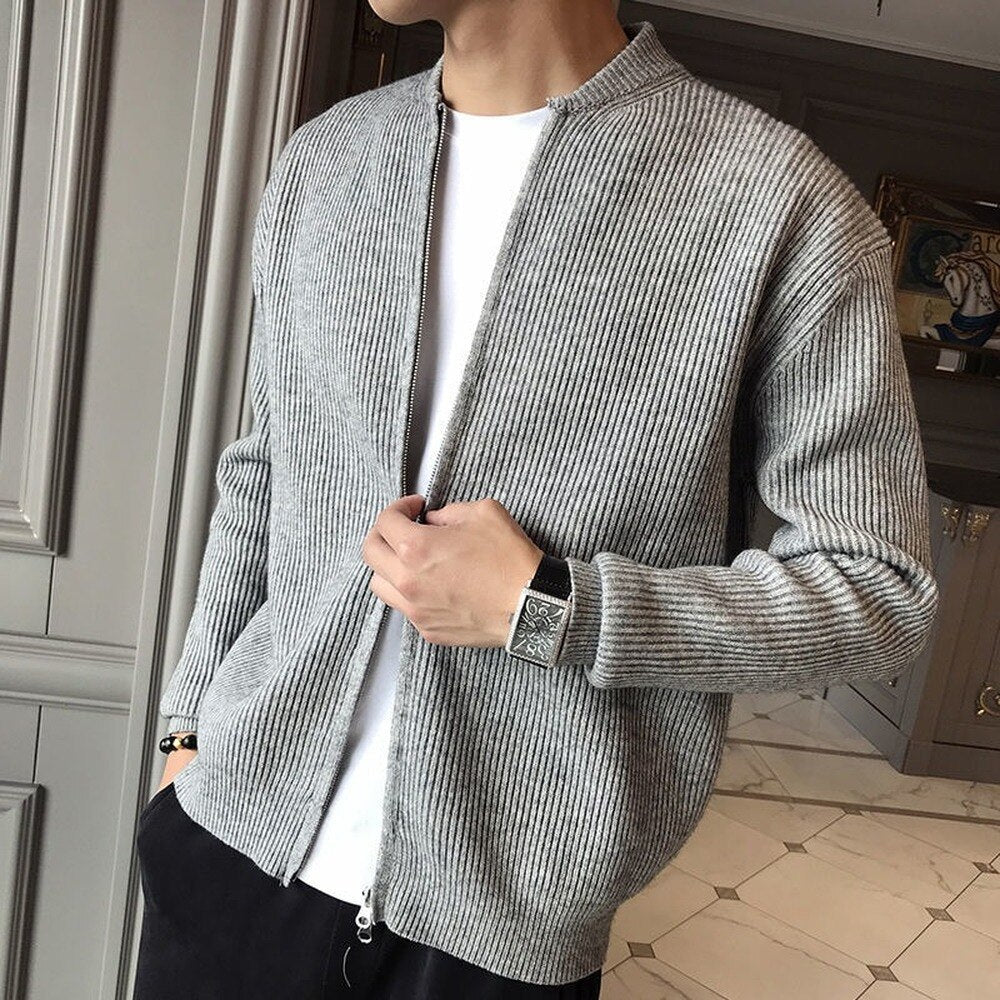 Strickjacke mit Reissverschluss für Herren