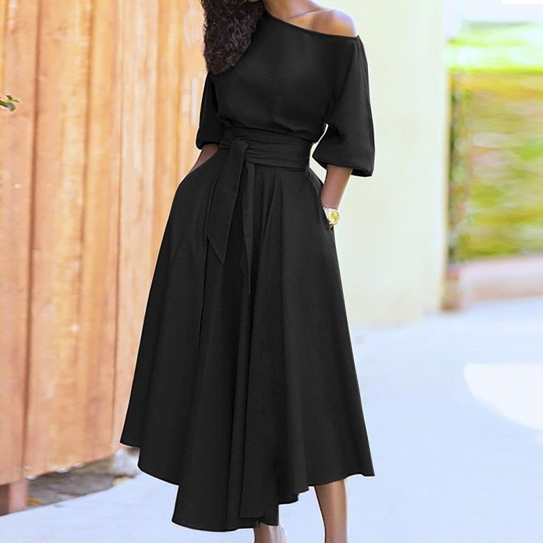 Midikleid mit Gürtel für Damen